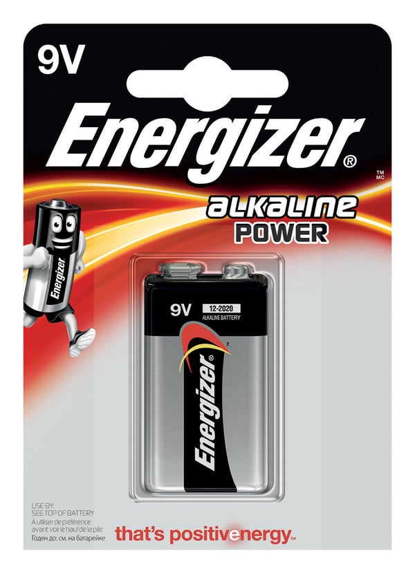 Miniatyrbillede 1 af 2: Energizer Alkaline Power Engangsbatteri 9V
