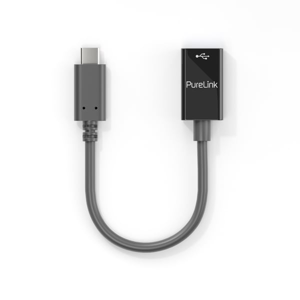 Miniatyrbild 3 av 3: PureLink IS231 USB-kablar 0,1 m USB C USB A Svart