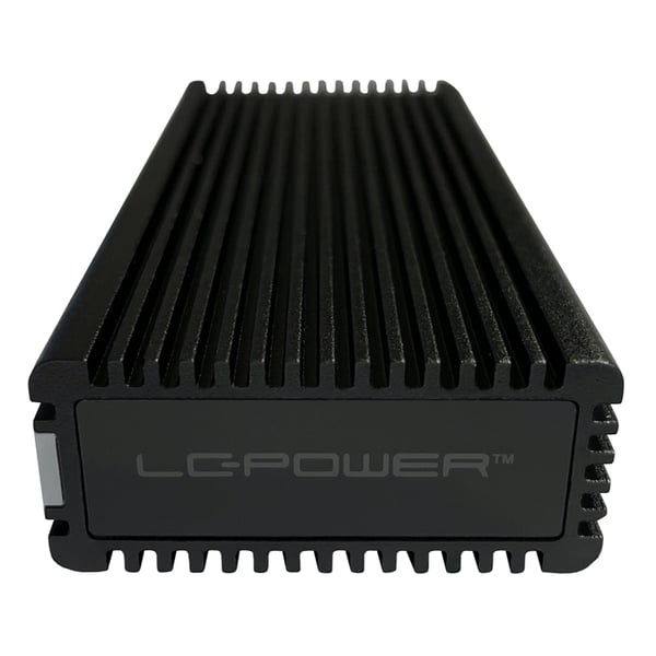 LC-Power LC-M2-C-MULTI-RGB drevkabinet SSD kabinet Aluminium, Sort M.2