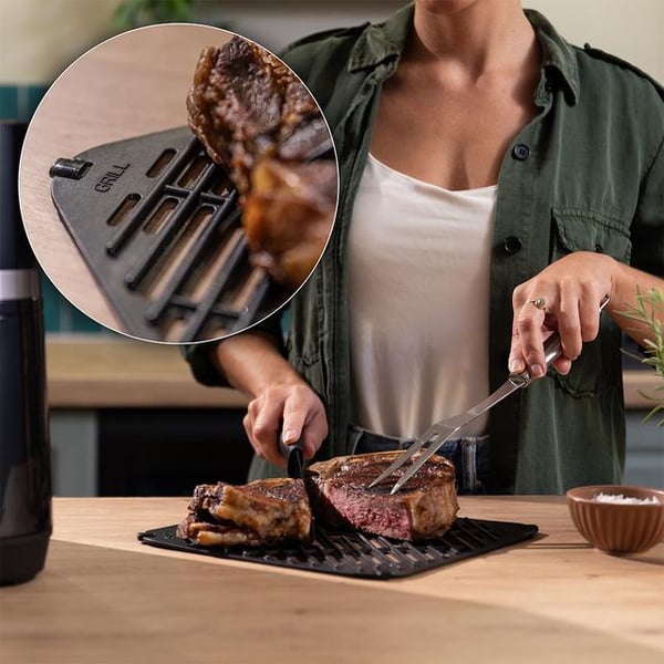 Cecotec Cecofry&Grill Duoheat 8000 Single 8 l Fristående 2200 W Varmluftsfritös Svart