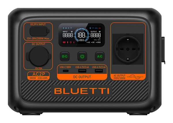 Miniatyrbillede 1 af 4: Bluetti AC2P Bærbar energistation Lithium jern fosfat (LiFePO4) 3,6 kg