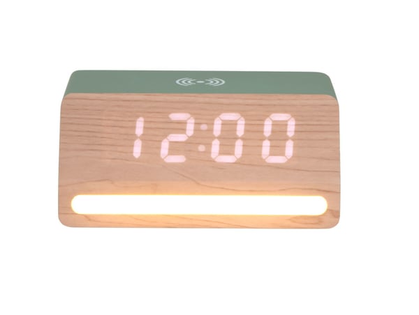 Miniatyrbild 3 av 5: Karlsson Wecker Retro Light LED Digital väckarklocka Grön