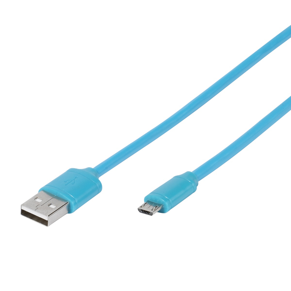 Vivanco 35817 USB-kabel USB 2.0 1 m USB A Micro-USB B Blå
