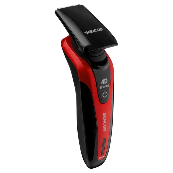 Sencor SMS 5013RD Rotations shaver Trimmer Sort, Rød