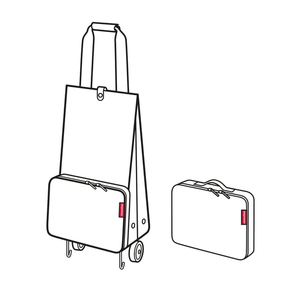 Miniatyrbild 4 av 4: Reisenthel Foldabletrolley bagagevagnar Svart