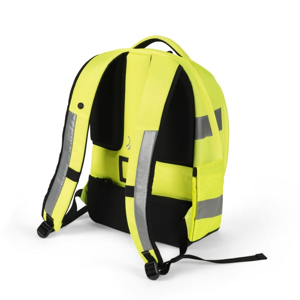 DICOTA Hi-Vis V2 ryggsäckar Ryggsäck Gul Polyetentereftalat (PET), Termoplastisk polyuretan (TPU)