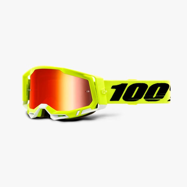 100% Racecraft 2 vinter sportsbrille Gul Unisex Spejl, Rød Cylindrisk (flad) linse 100% Racecraft 2 vinter sportsbrille Gul Unisex Spejl, Rød Cylindrisk (flad) linse