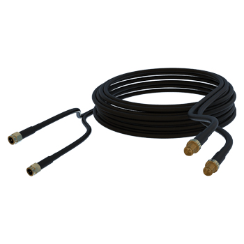 Poynting LOW LOSS 5M CABLE SMA(M) TO SMA(F) koaxial kabel Sort