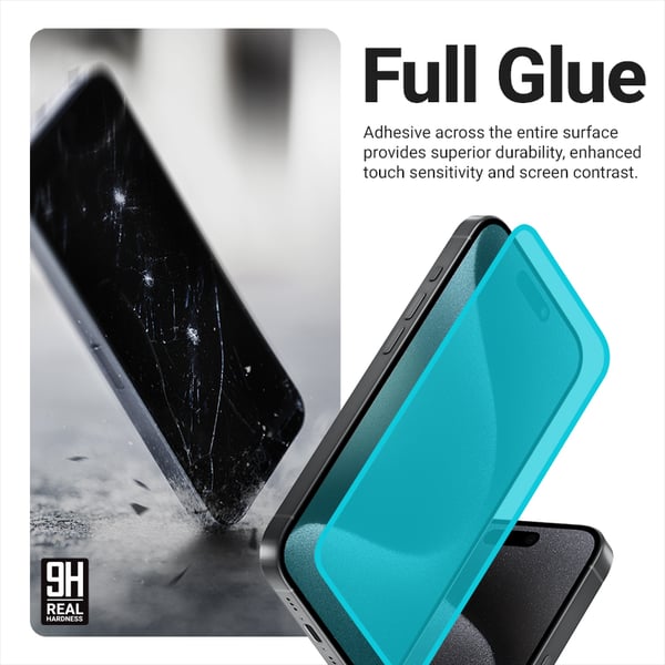 Crong 3D Armour Glass Kirkas näytönsuoja Apple 1 kpl