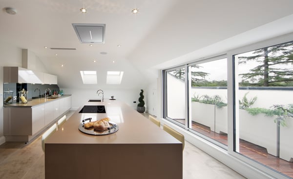 Miniatyrbillede 5 af 6: CATA ISLA BENNU SLIM 900 X Indbygget loft Rustfrit stål 273 m³/t