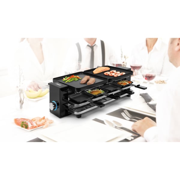Miniatyrbillede 5 af 11: Princess 162925 raclette grill 8 person(er) 1200 W Sort