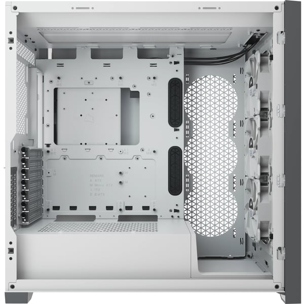 Miniatyrbild 2 av 17: Corsair iCUE 5000X RGB Midi Tower Vit