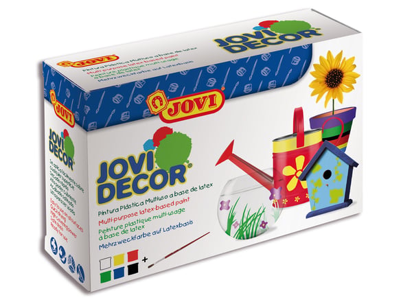 Jovi JOV670 akrylmaling 55 ml Sort, Blå, Grøn, Rød, Hvid, Gul Pot
