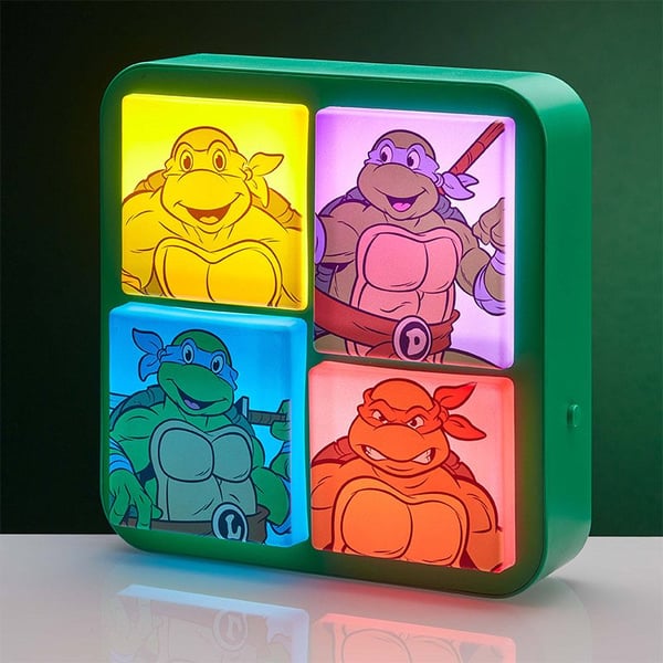 Miniatyrbild 2 av 2: Numskull Games Teenage Mutant Ninja Turtles 3D bordslampor Multifärg