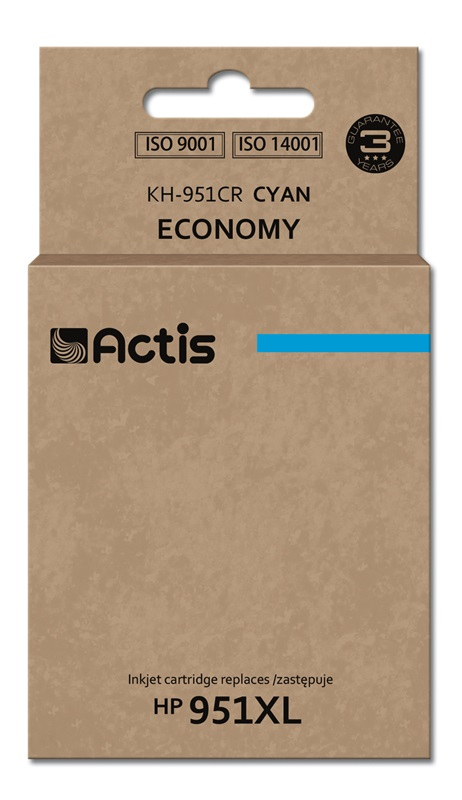 Actis KH-951CR bläckpatroner 1 styck Kompatibel Standardavkastning Cyan Actis KH-951CR bläckpatroner 1 styck Kompatibel Standardavkastning Cyan