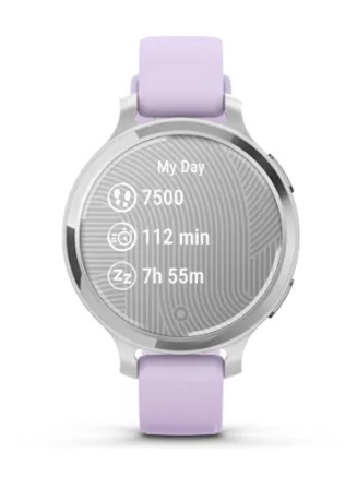 Garmin Lily 2 Active 38 mm Digital 240 x 201 pixel Berøringsskærm Sølv GPS (satellit)