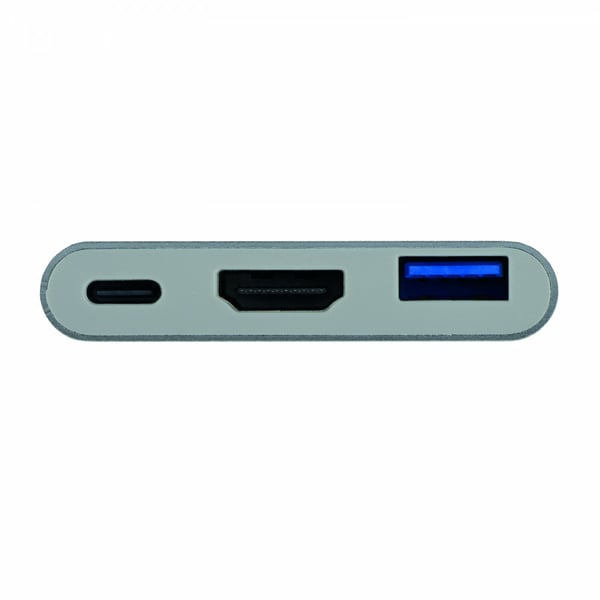 MCL MD1B99CUZZZ3CHUPD kannettavien tietokoneiden telakka ja porttitoistin Telakointi USB 3.2 Gen 1 (3.1 Gen 1) Type-C Alumiini