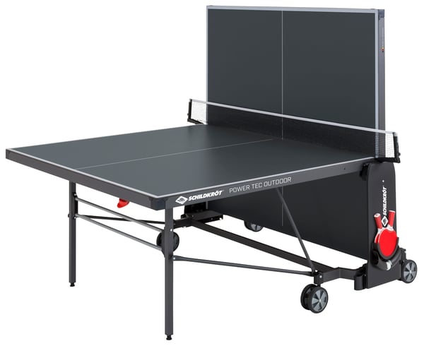 Miniatyrbillede 2 af 3: Donic Schildkröt PowerTec Outdoor bordtennisbord Fritstående Grå