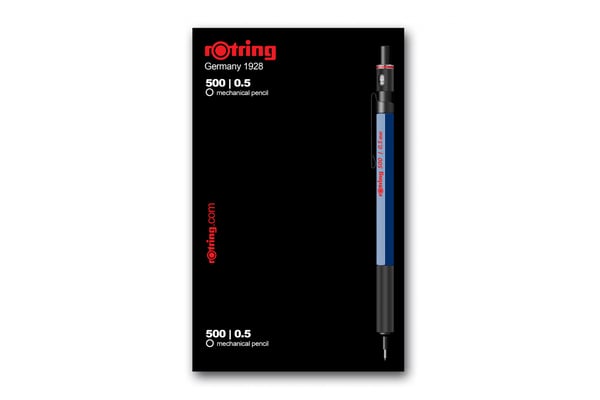 Miniatyrbild 4 av 4: Rotring 2164105 stiftpennor HB 1 styck