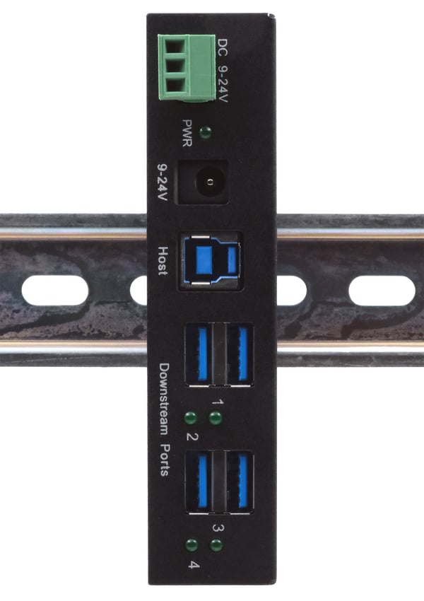 Miniatyrbild 3 av 5: EXSYS EX-11244HMS gränssnittshubbar USB 3.2 Gen 1 (3.1 Gen 1) Type-B 5000 Mbit/s Svart