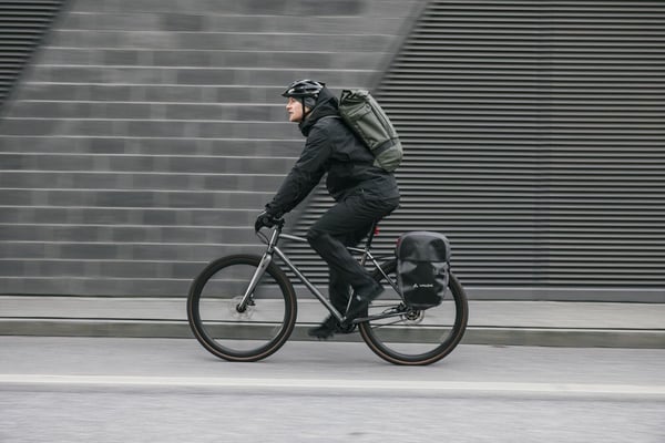 Miniatyrbillede 7 af 12: VAUDE 451220100000 rygsæk Cykel rygsæk Sort Polyester, Polyurethan