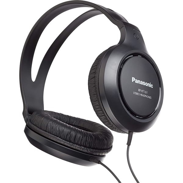 Miniatyrbillede 2 af 3: Panasonic RP-HT161 Hovedtelefoner Ledningsført Headset Musik Sort
