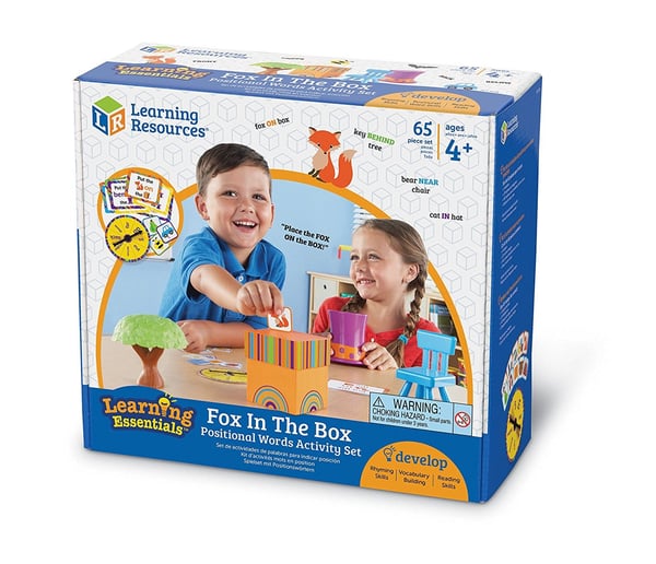Learning Resources Fox in the Box Positional Words Activity Set