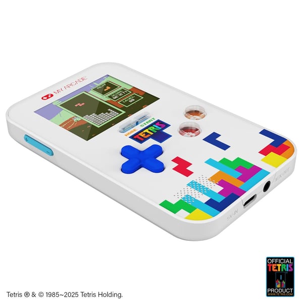 My Arcade Go Gamer + Travel Case Tetris (New Version) bærbar spilkonsol 6,35 cm (2.5") Hvid