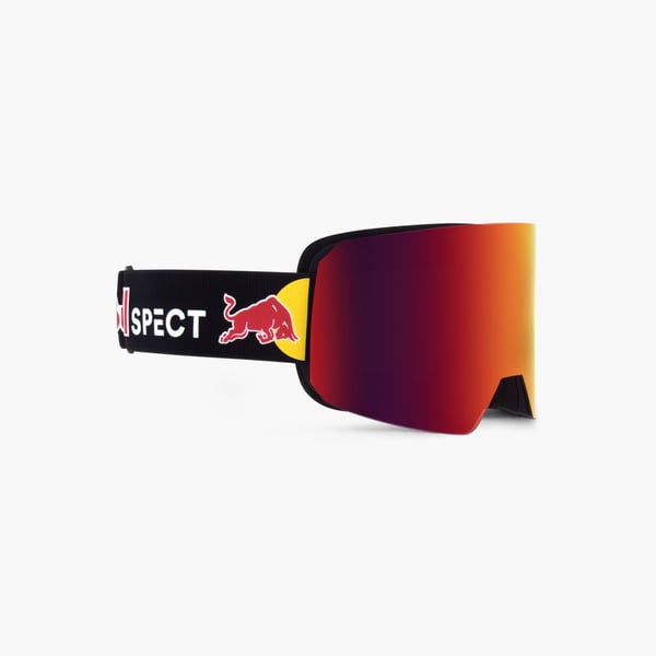 Miniatyrbillede 1 af 4: RedBull SPECT LINE-01 vinter sportsbrille Sort Unisex Orange Sfærisk linse