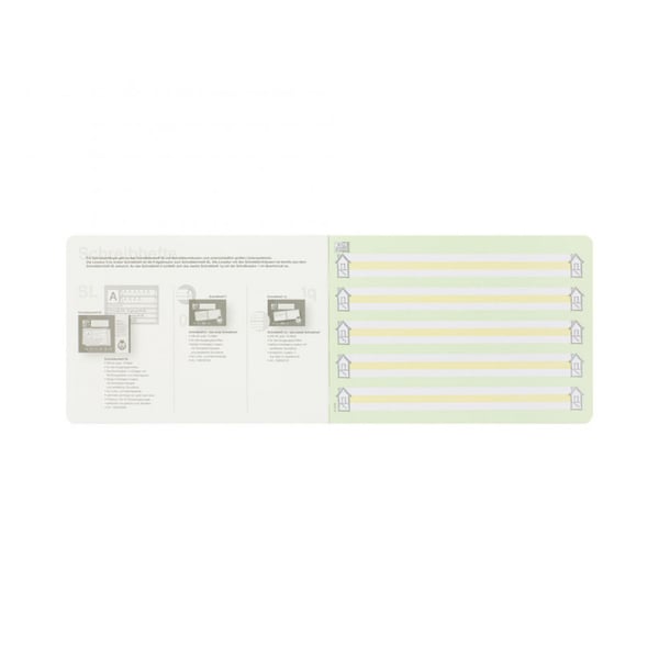 Miniatyrbillede 3 af 4: Oxford 100050105 blok og notesblok A5 Grøn