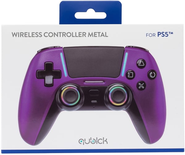 Miniatyrbillede 6 af 12: Qubick COP50058 spil-controller Lilla Gamepad Analog/digital PlayStation 5
