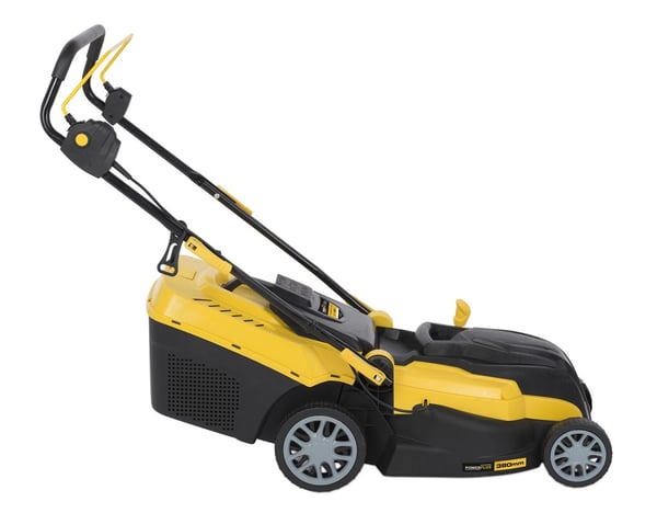 Miniatyrbild 6 av 7: Powerplus POWXG6251 gräsklippare Handgräsklippare AC Svart, Gul