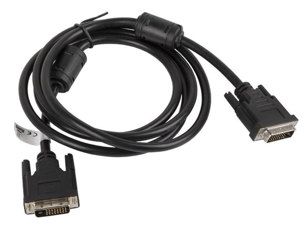 Lanberg CA-DVID-10CC-0018-BK DVI kabel 1,8 m DVI-D Sort