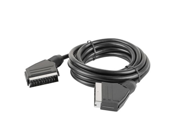 Miniatyrbillede 2 af 2: Lanberg CA-EUEU-10CC-0018-BK SCARt kabel 1,8 m SCART (21-pin) Sort