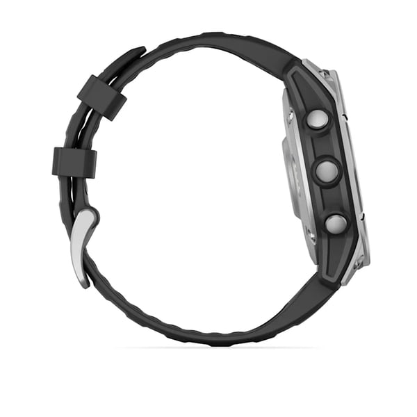 Pikkukuva 3 / 9: Garmin Fenix E 3,3 cm (1.3") AMOLED 47 mm Digitaalinen 416 x 416 pikseliä Kosketusnäyttö Ruostumaton teräs Wi-Fi GPS (satelliitti)
