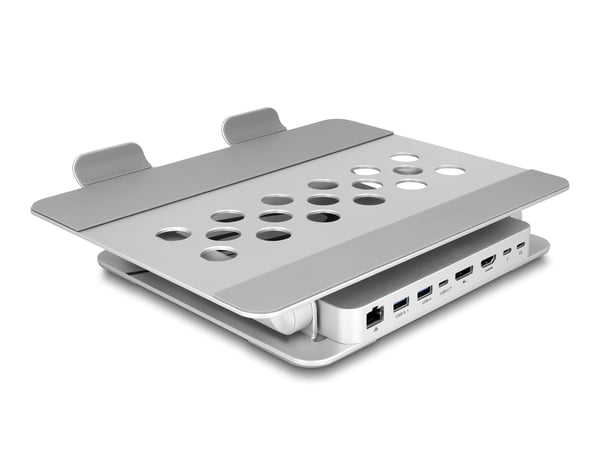 DeLOCK 18442 laptop stativ Stander til laptop og tablet Sølv 39,6 cm (15.6")