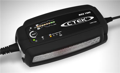 Ctek MXS 10EC 12 V Sort, Sølv