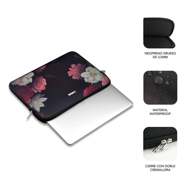 Miniatyrbillede 5 af 5: SUBBLIM SUBLS-SKIN151 taske og etui til laptop 39,6 cm (15.6") Flerfarvet