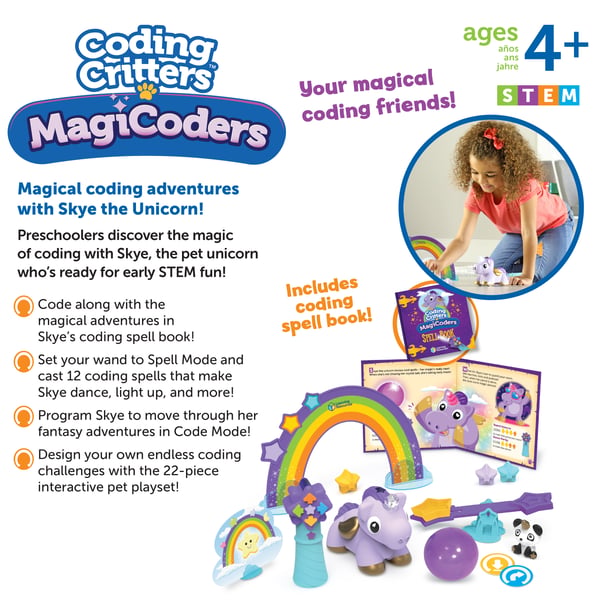 Learning Resources Coding Critters MagiCoders: Skye the Unicorn
