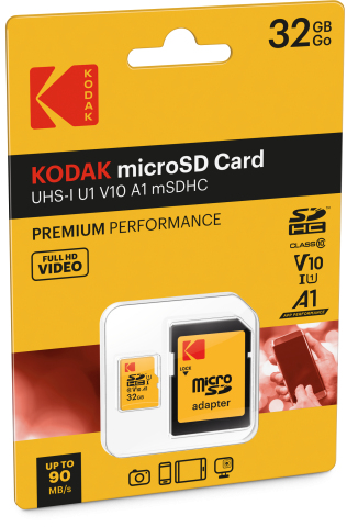 Kodak EKMSDM32GHC10K hukommelseskort 32 GB MicroSD UHS-I Klasse 10