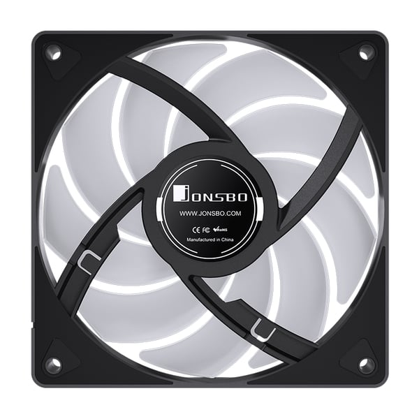Jonsbo CR-1000 EVO ARGB Black Processor Ventilator 12 cm Sort 1 stk