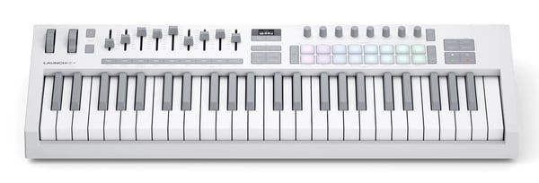 Novation Launchkey 49 White MIDI-kosketin 49 kosketinta USB Valkoinen