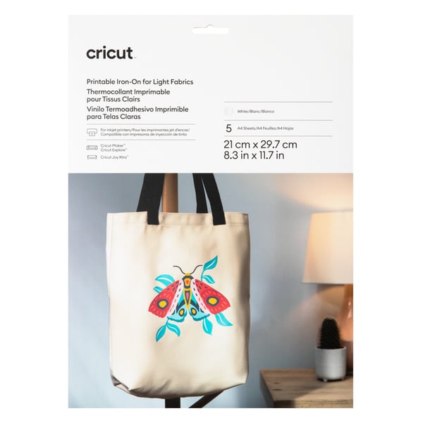Miniatyrbillede 1 af 6: Cricut Joy Xtra Iron-On Varmeplade vinylplade Glat overføringsvinyl 5 ark