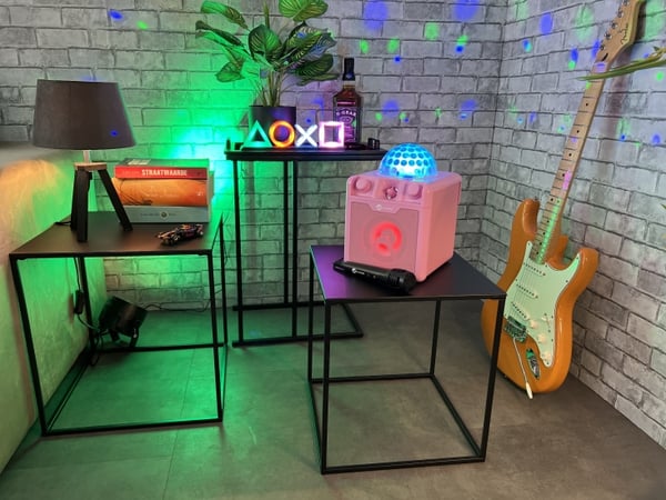 Miniatyrbillede 2 af 2: N-GEAR Disco Block 410 Festtaler Lyserød 50 W