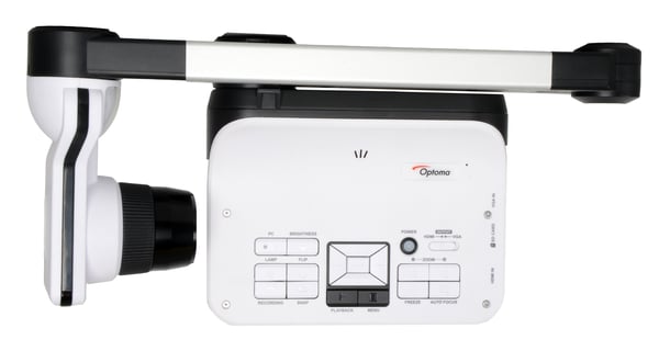 Miniatyrbillede 3 af 4: Optoma 8MP CAMERA 136 ZOOM dokument kamera Sort, Hvid 25,4 / 3,2 mm (1 / 3.2") CMOS USB 2.0