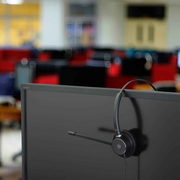 Tellur Voice 420 Headset Kabel Huvudband USB Type-C / USB Type-A Svart