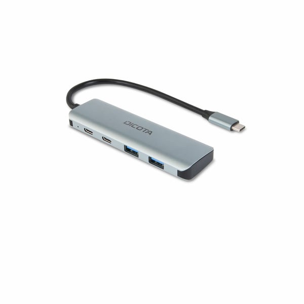 DICOTA D32061 keskitin USB Type-C 10000 Mbit/s Hopea