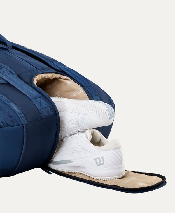 Wilson WR8053701001 taske til tennisketsjer Blå Polyester, Polyurethan (PU)