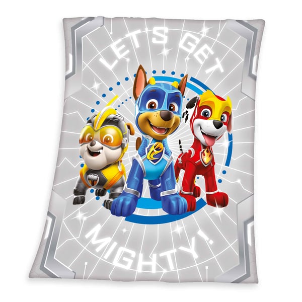 Miniatyrbillede 1 af 3: HERDING Paw Patrol sengetæppe 130 x 160 cm Polyester Flerfarvet