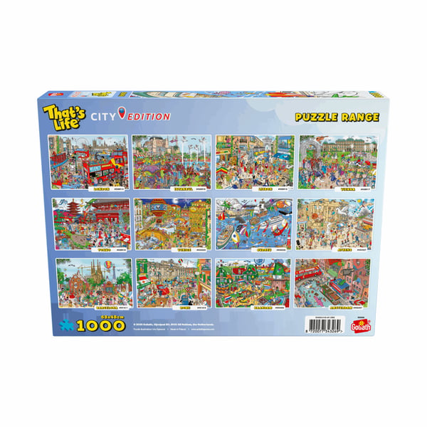 Miniatyrbillede 3 af 6: Goliath That's Life City Edition Sydney Puslespil 1000 stk By